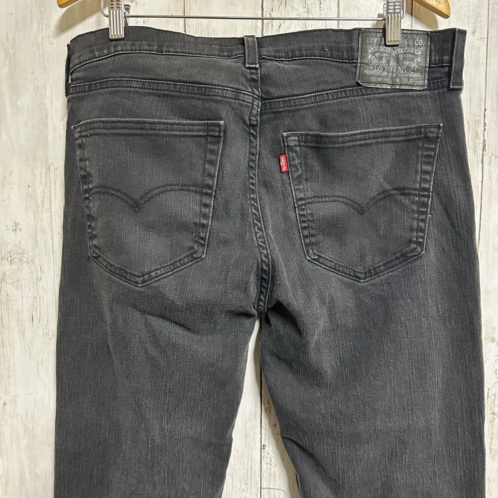 Levi's Black Relaxed Straight Men's Jeans Size 36x32 - Picture 3 of 4